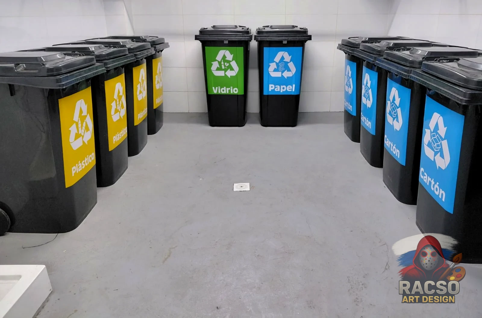 Señalética de Basureros de Reciclaje
