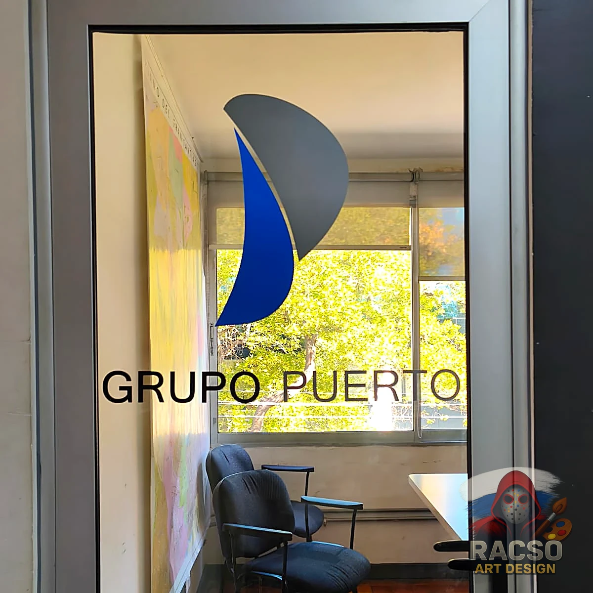 Vinilo Esmerilado Grupo Puerto